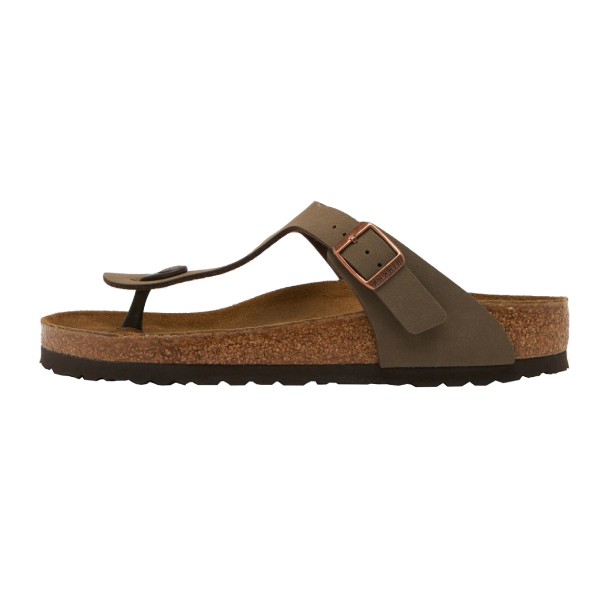 Stone coloured leather Birkenstock sandals