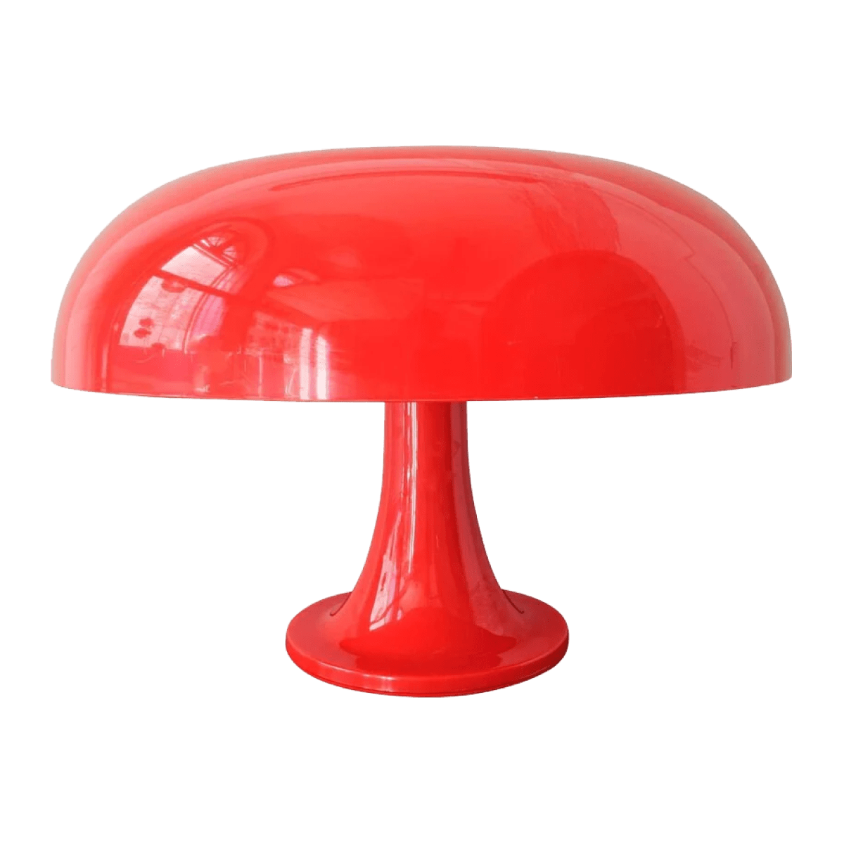 Classic red Nessino lamp from Artemide