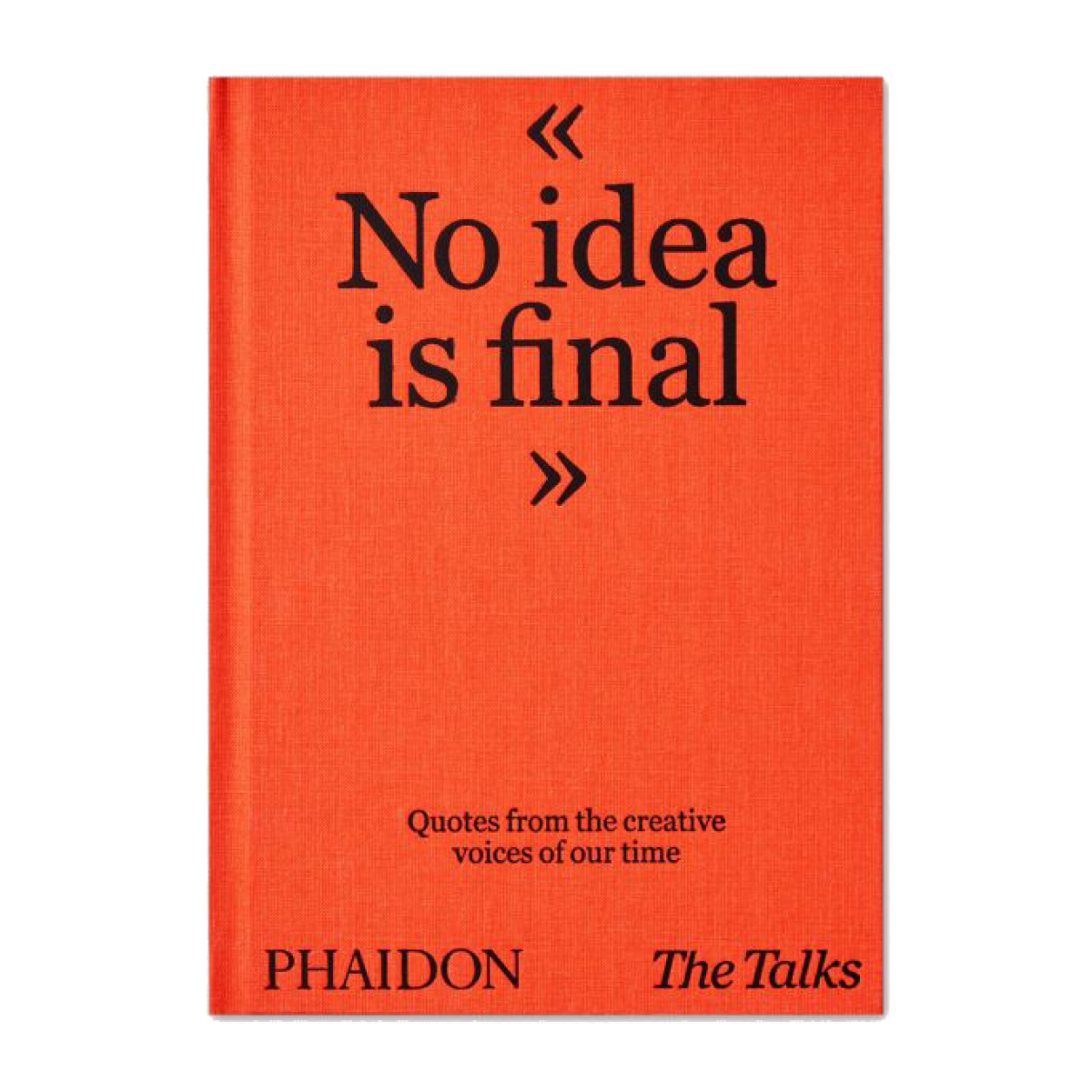 An orange book from Phaidon publishing